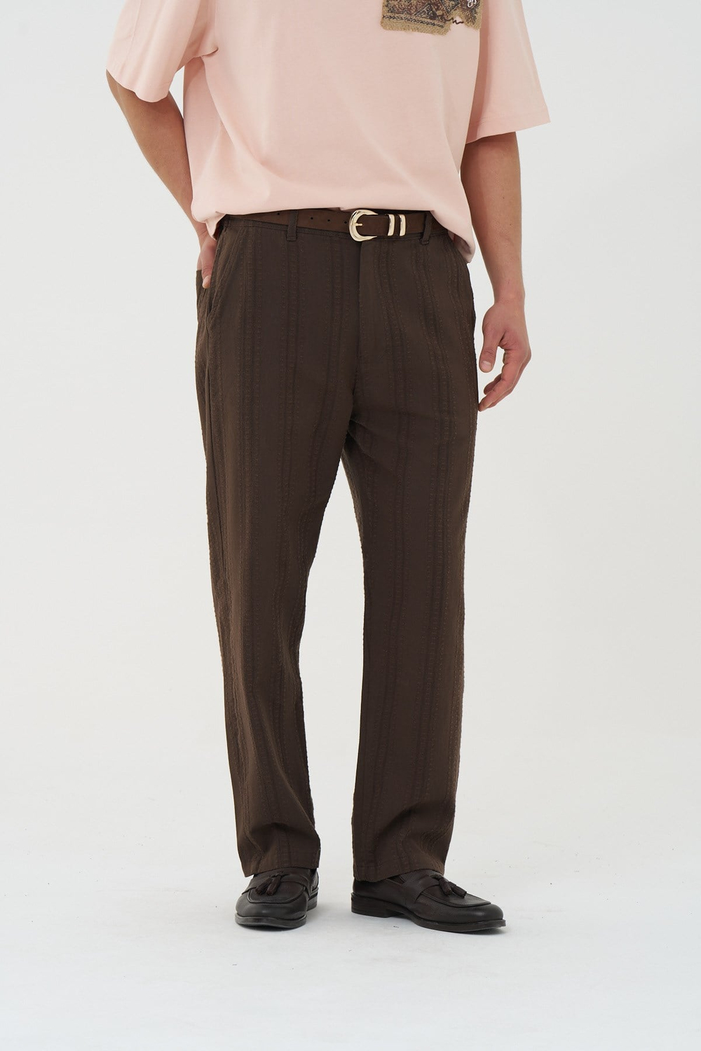 Loomline Relaxed Fit Erkek Pantolon Kahverengi