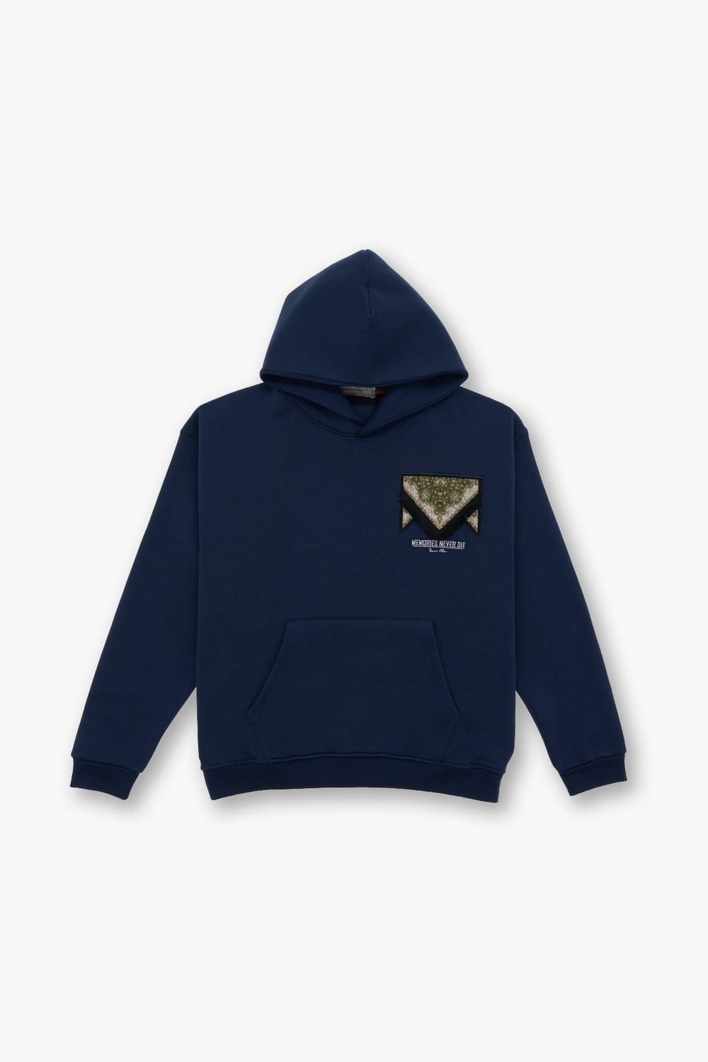 Memories Never Die Oversize Sweatshirt Kadın İndigo