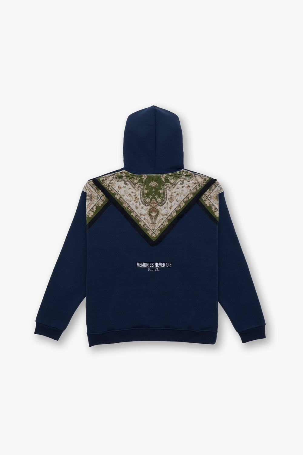 Memories Never Die Oversize Sweatshirt Kadın İndigo