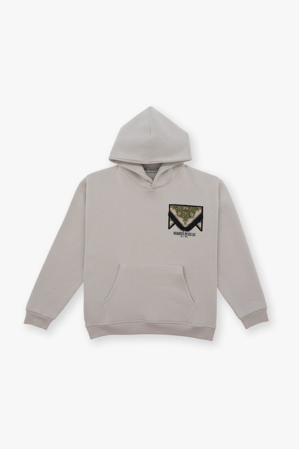 Memories Never Die Oversize Sweatshirt Kadın Stone