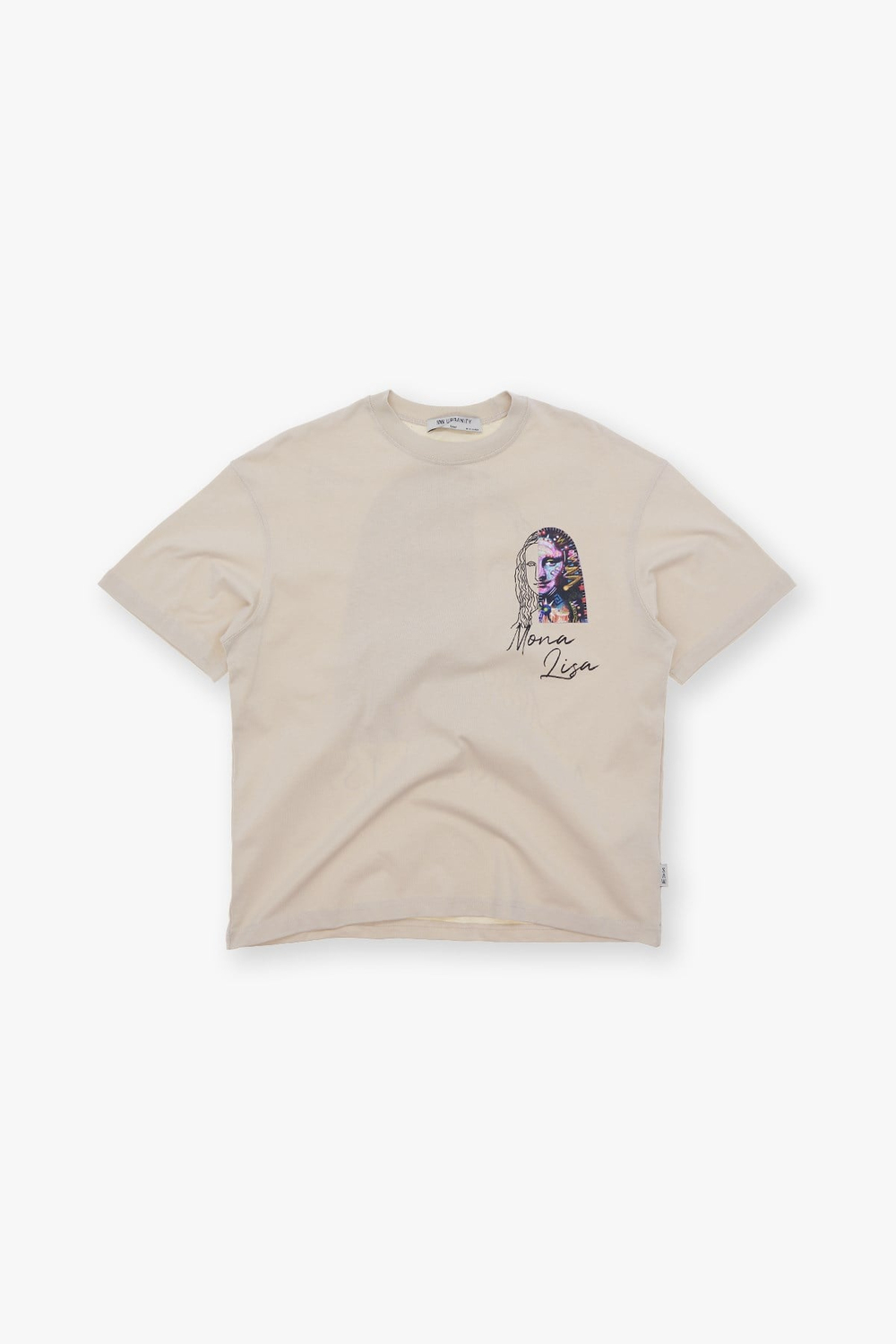 Mona Lisa Shooting Oversize Sweatshirt Erkek Stone