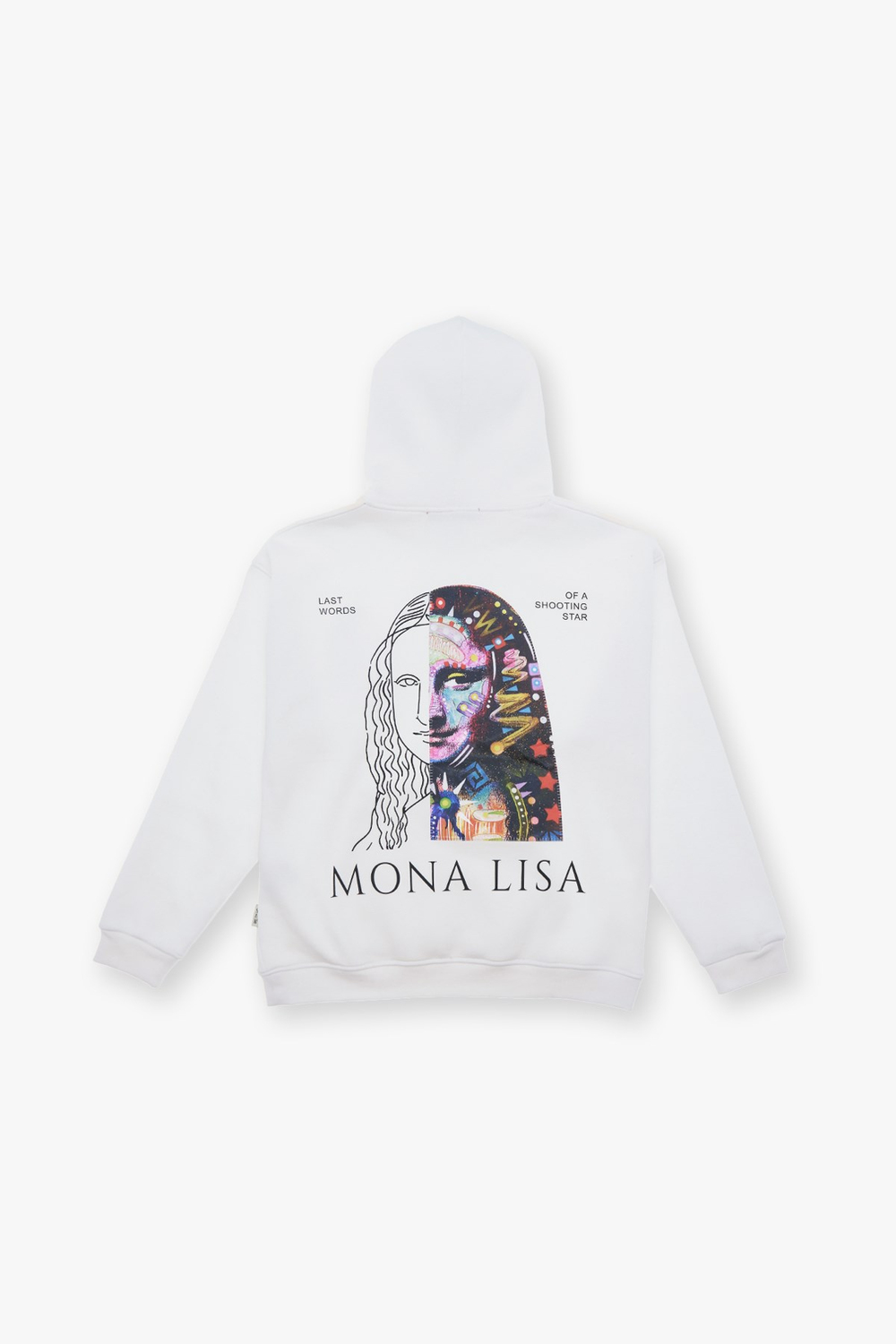 Mona Lisa Shooting Star Oversize Sweatshirt Kadın Ekru