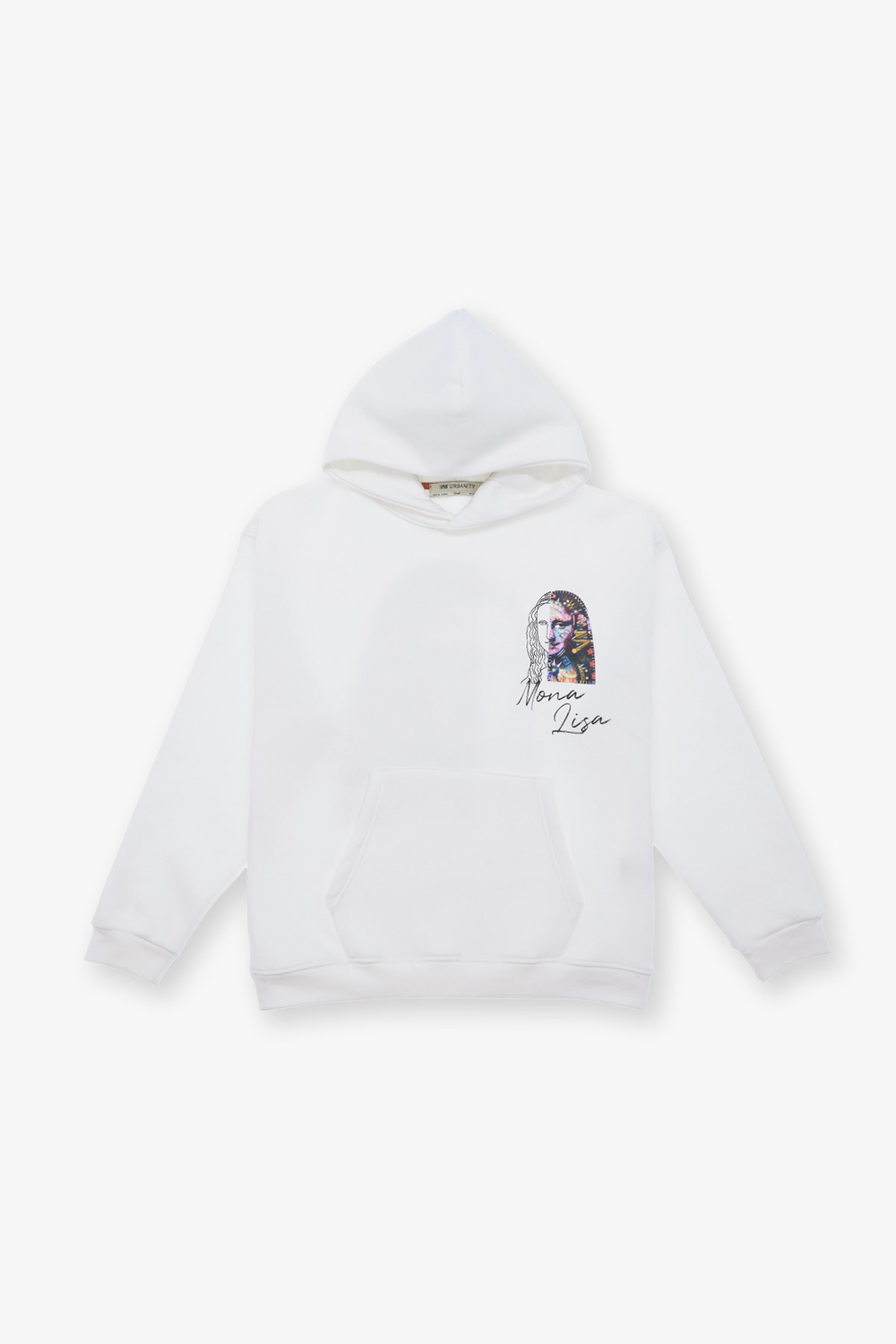 Mona Lisa Shooting Star Oversize Sweatshirt Kadın Ekru