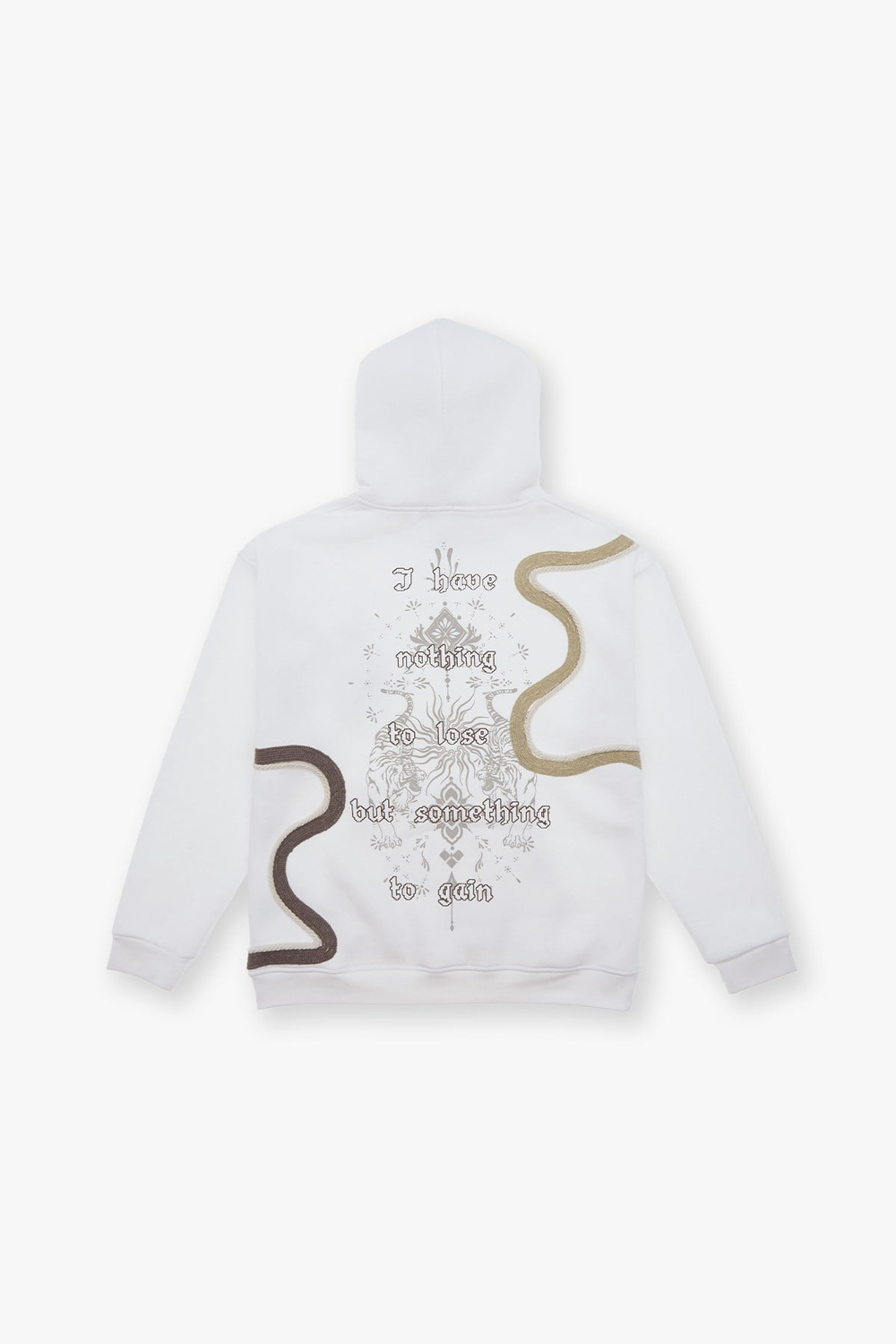 Nothing to Lose Oversize Sweatshirt Erkek Ekru