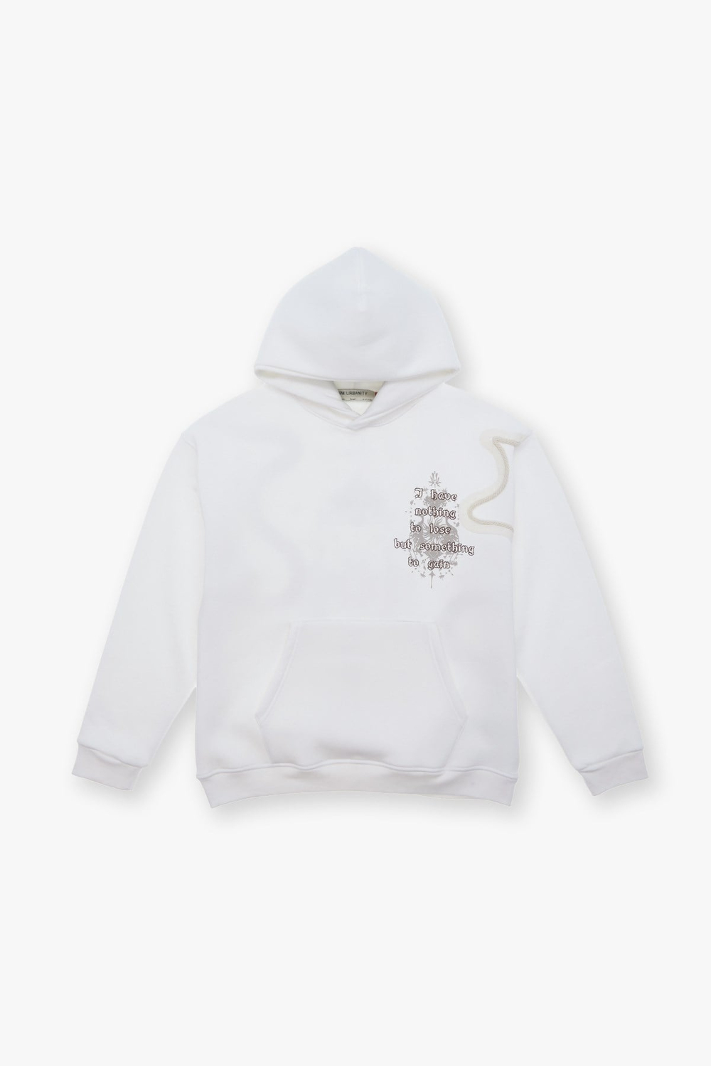 Nothing to Lose Oversize Sweatshirt Erkek Ekru
