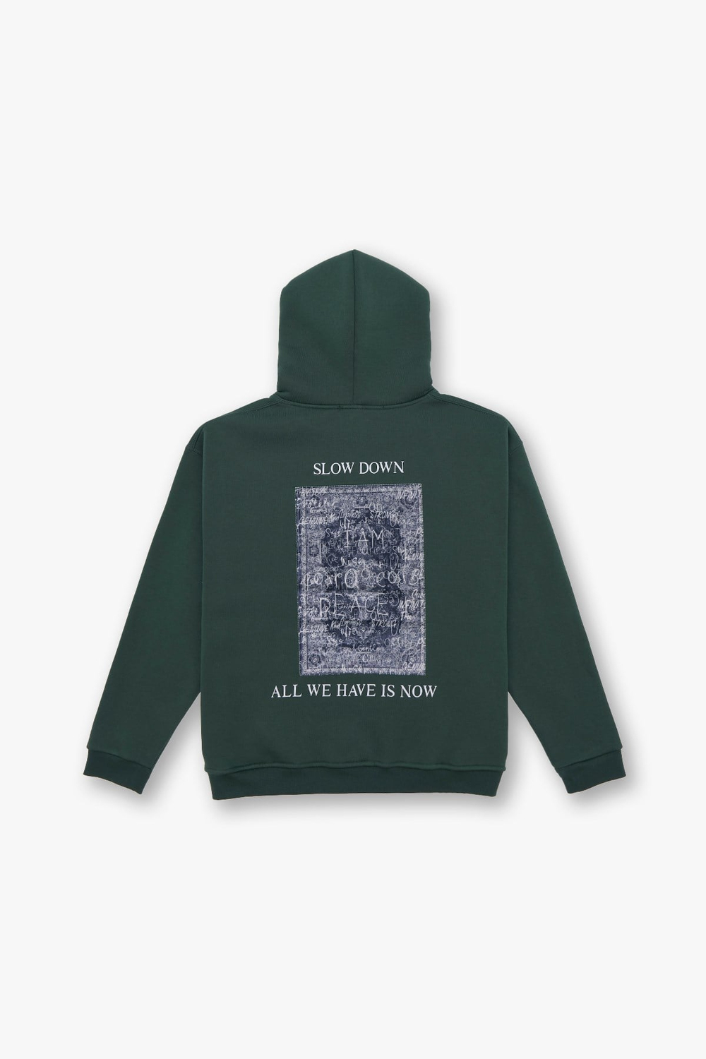 Now Manifesto Oversized Sweatshirt Green