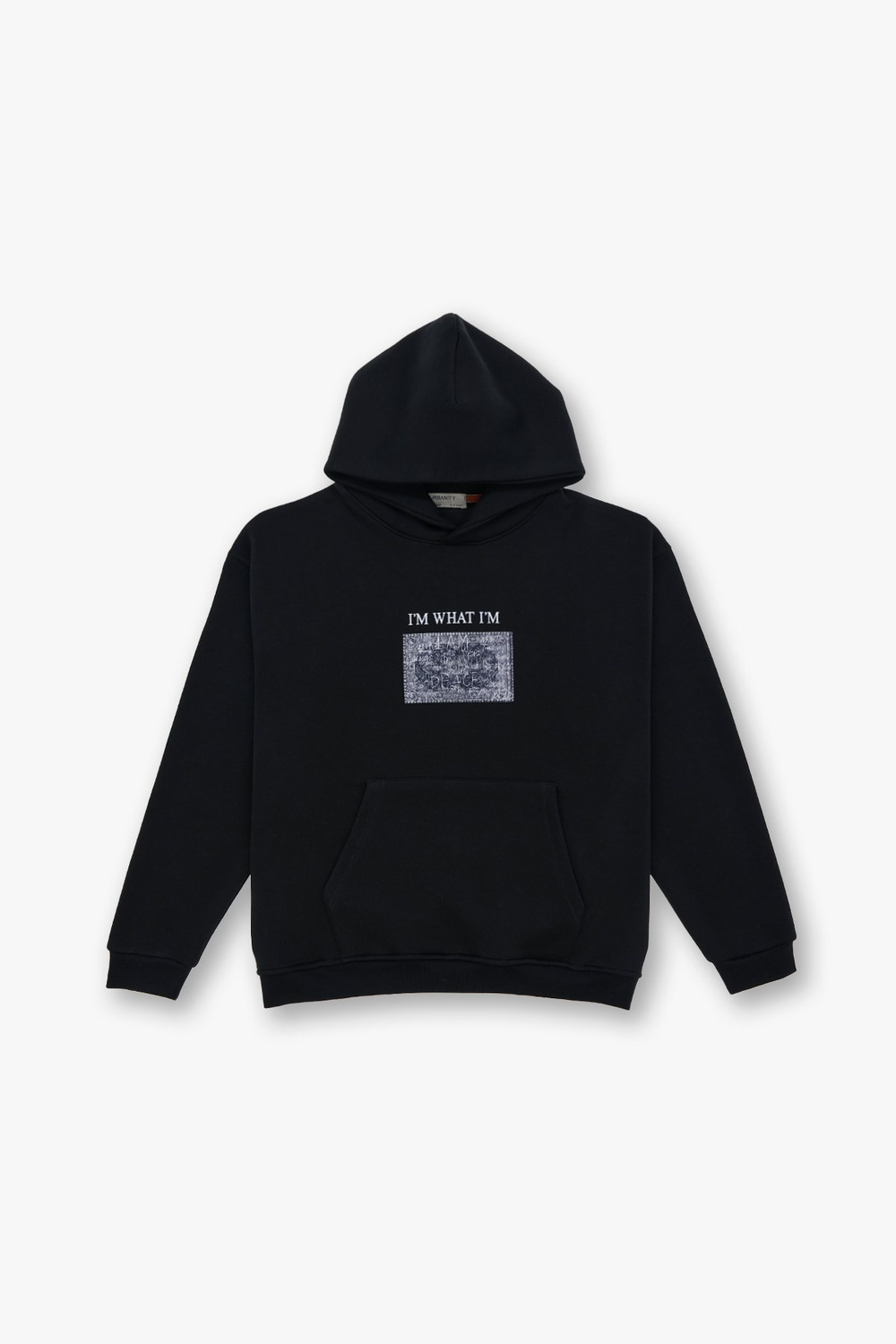 Now Manifesto Oversize Sweatshirt Erkek Siyah