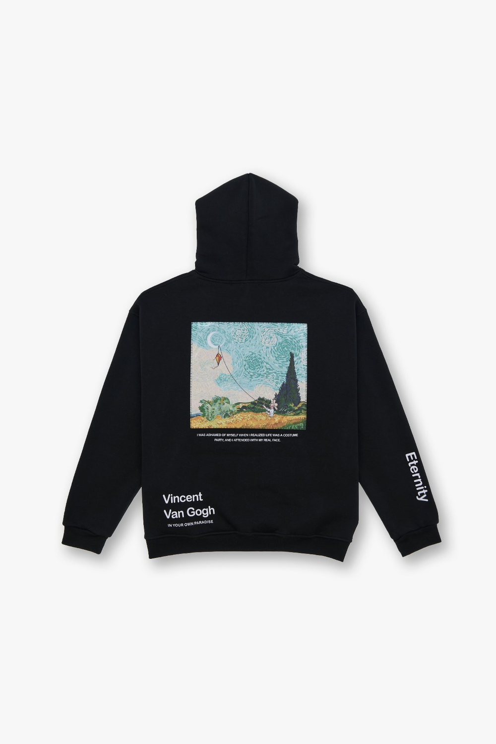 Paradise Within Oversize Sweatshirt Kadın Siyah