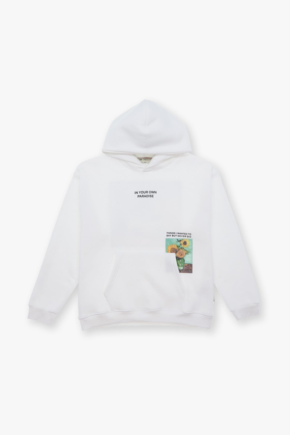 Paradise Within Oversize Sweatshirt Kadın Ekru