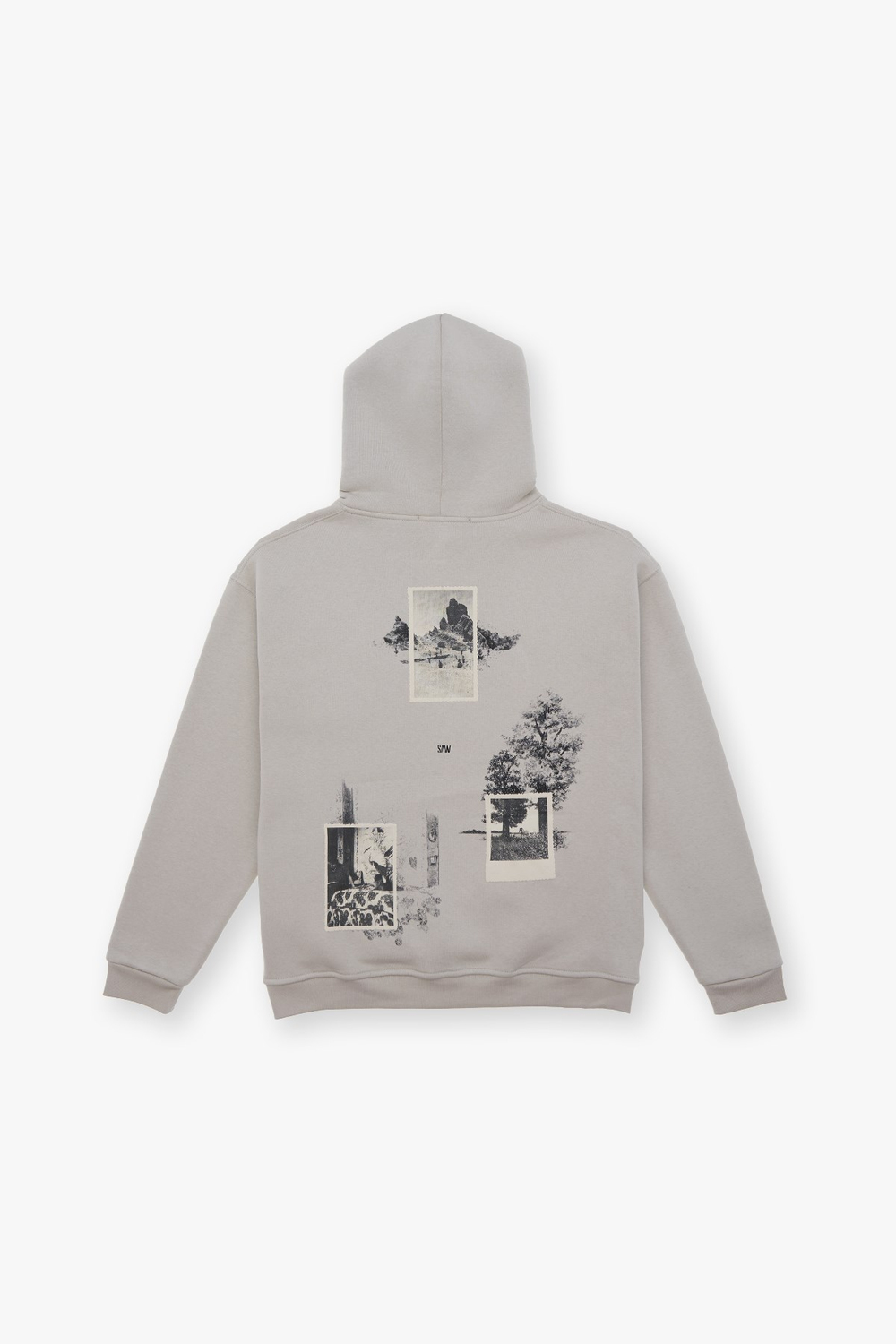 Portrait Of A Generation Oversized Sweatshirt Stone