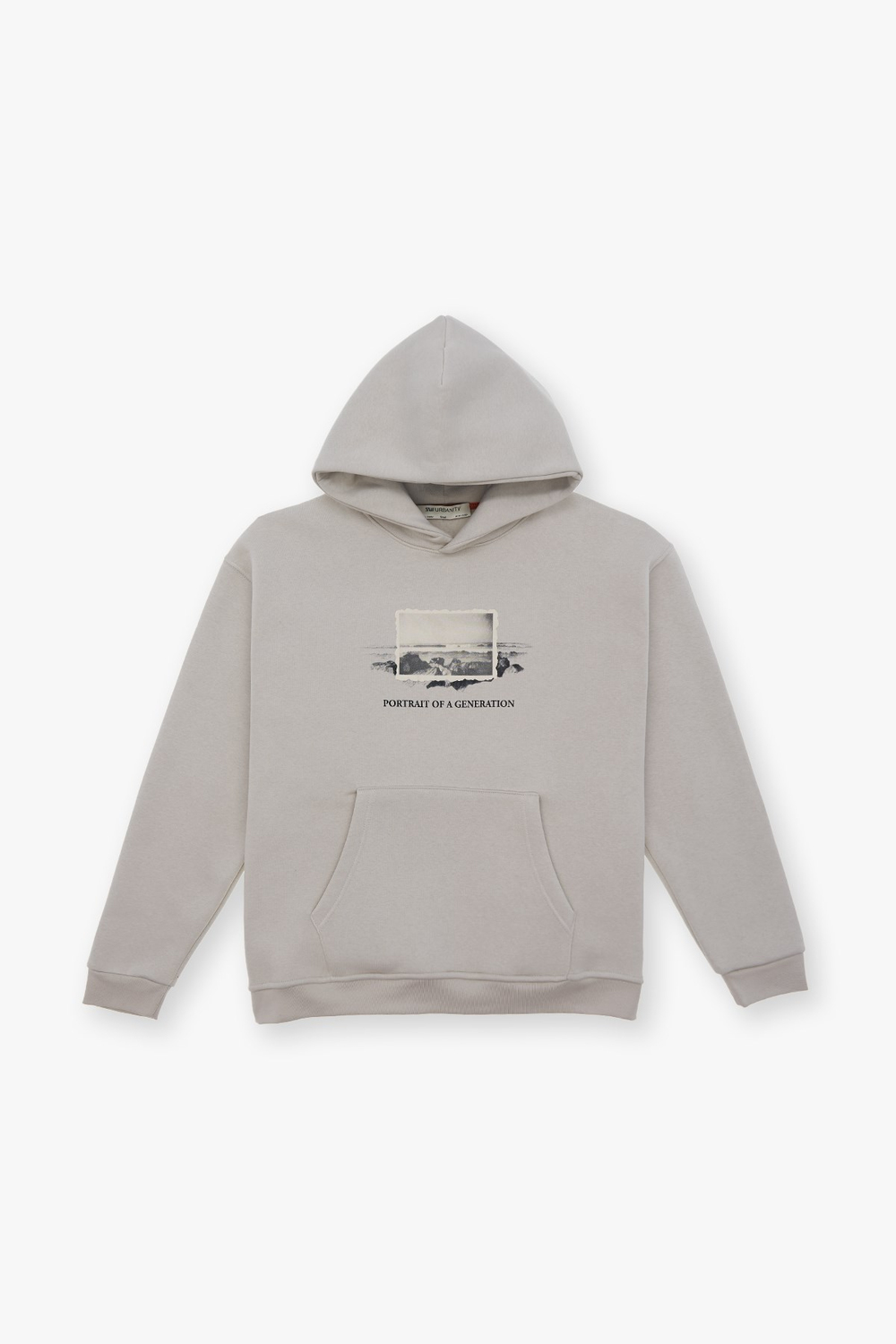 Portrait Of A Generation Oversized Sweatshirt Stone