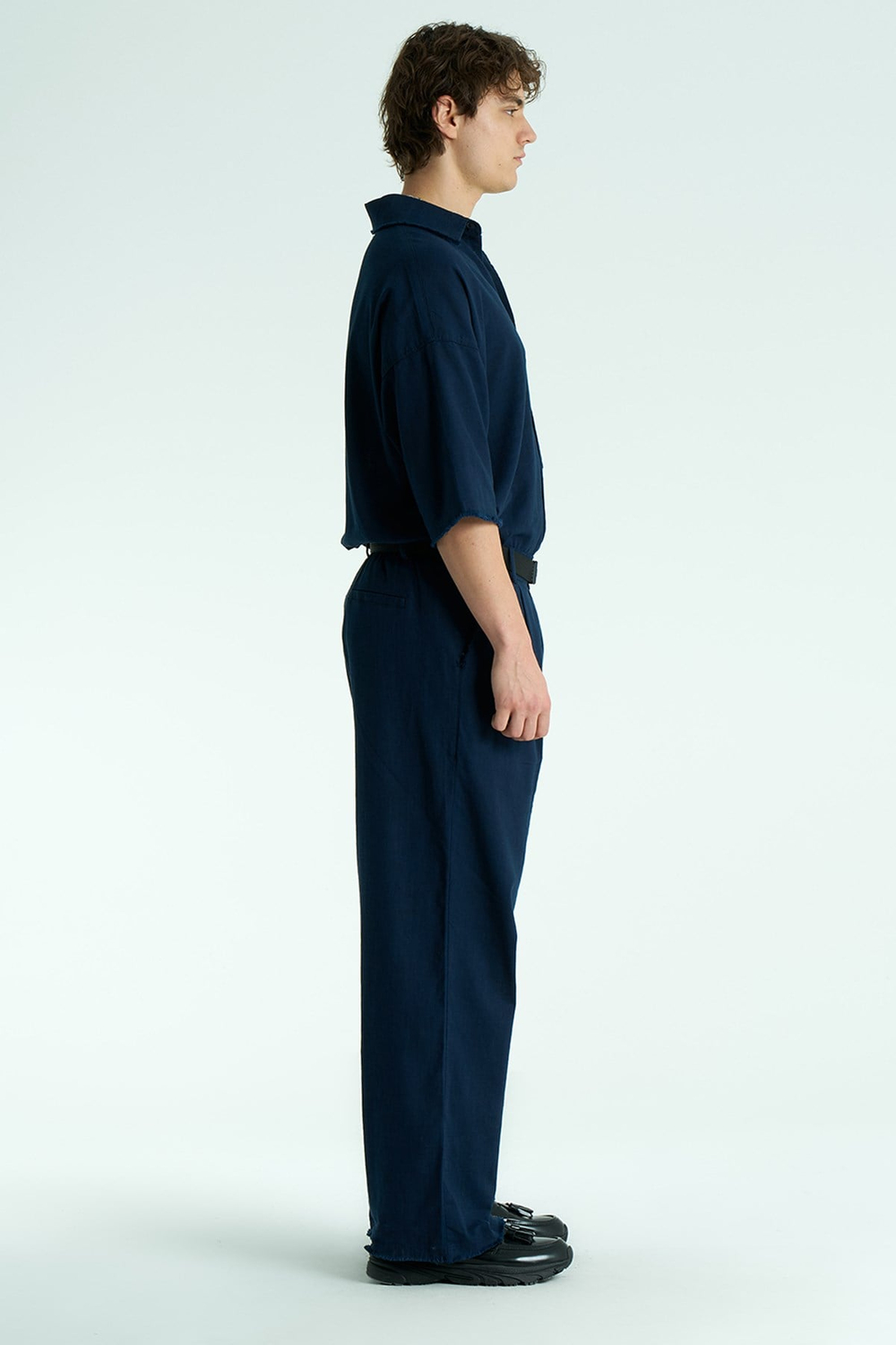 Rawen Oversize Erkek Pantolon Lacivert