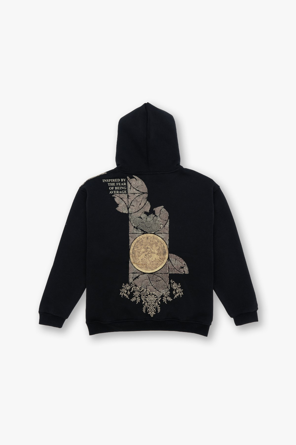 Realistic Oversized Sweatshirt Black