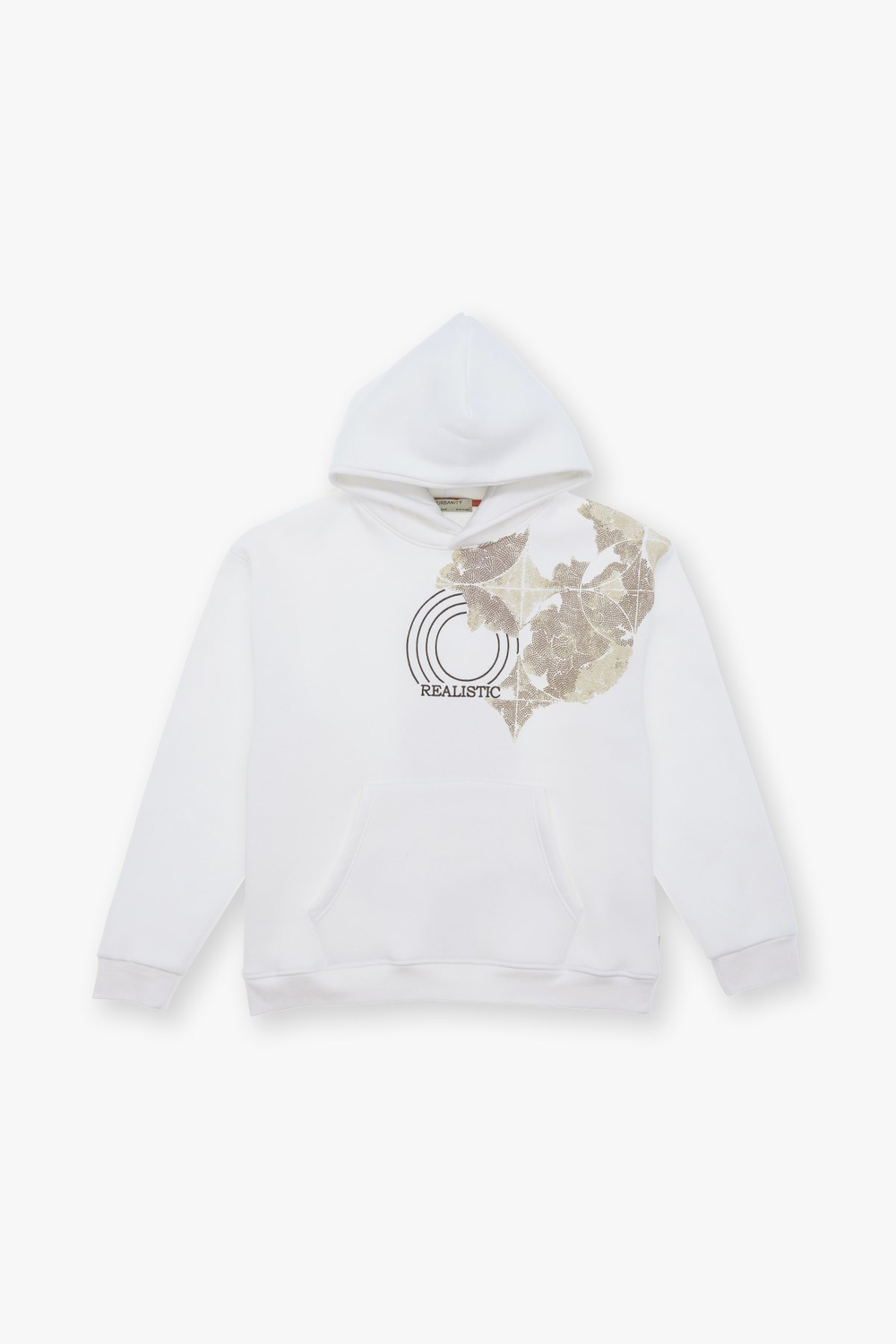 Realistic Oversize Sweatshirt Kadın Ekru