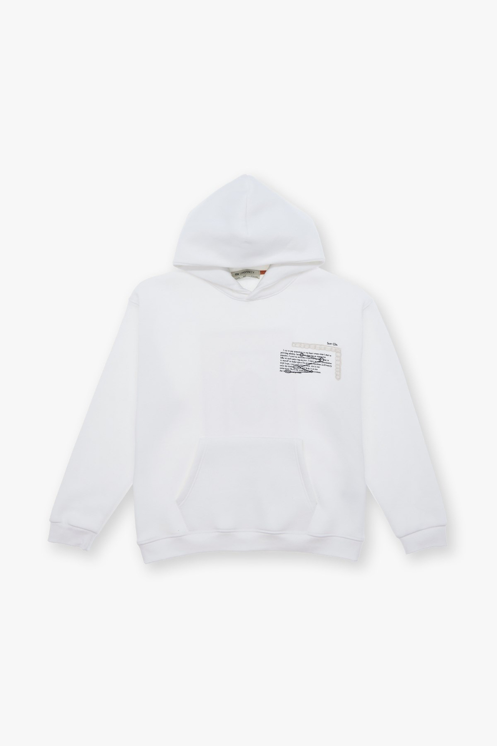 Sacred Geometry Oversize Sweatshirt Erkek Ekru