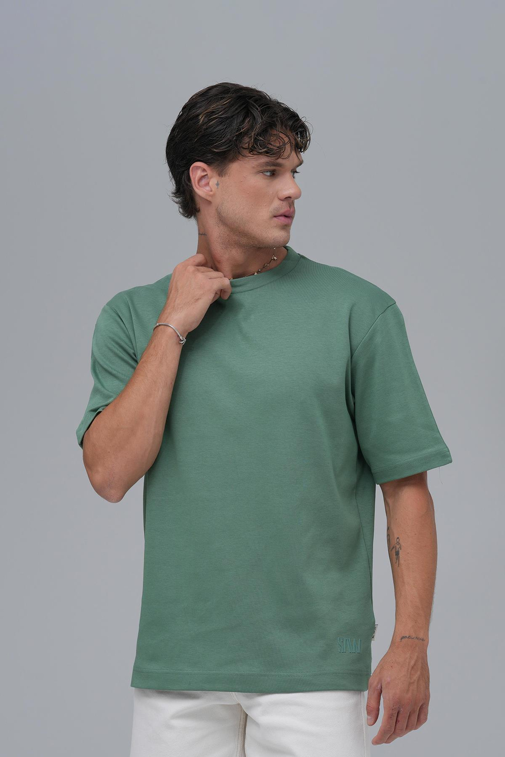 SAW Club Basic Regular Fit T-Shirt Green