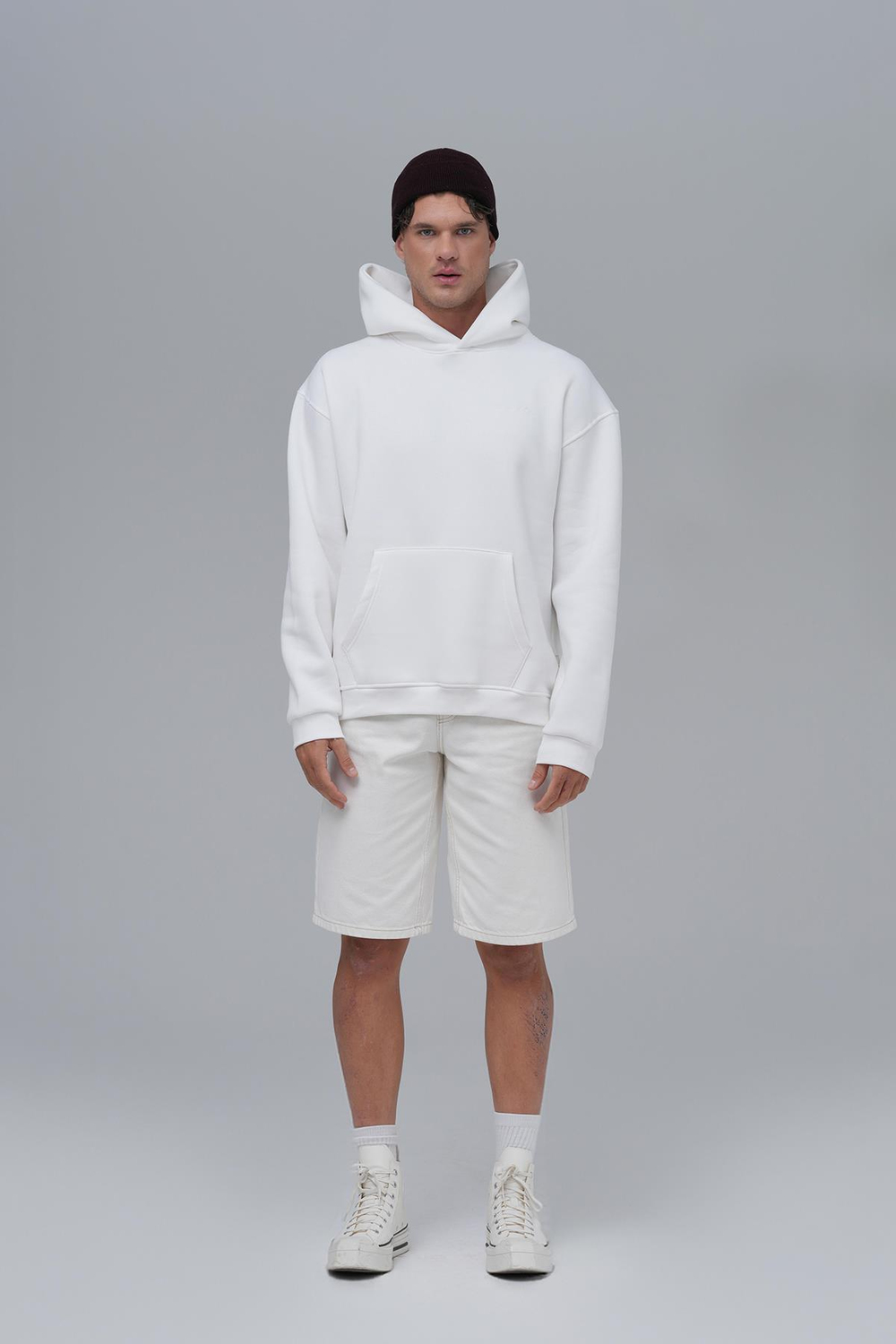 SAW Club Oversize Sweatshirt Erkek Ekru