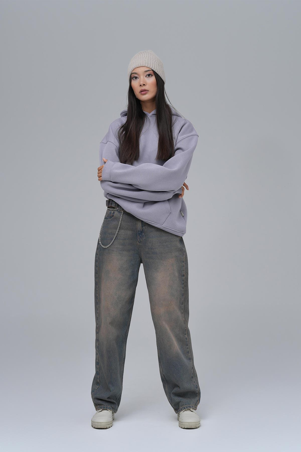 SAW Club Oversized Sweatshirt Gray