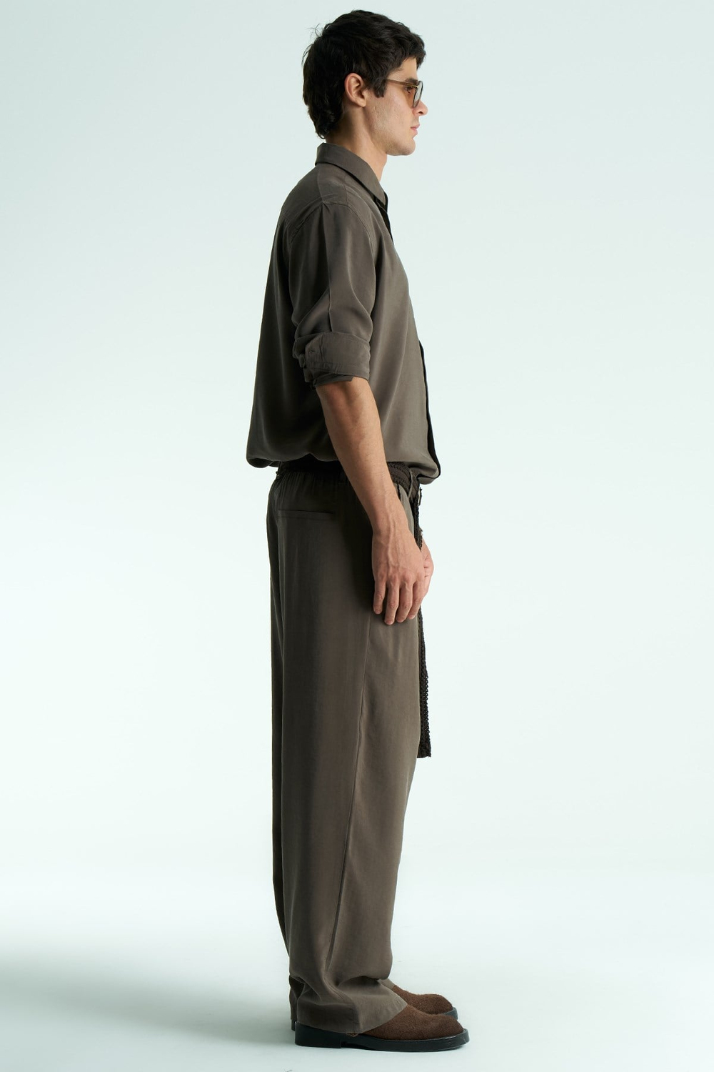 Serein Relaxed Fit Erkek Pantolon Açık Kahverengi