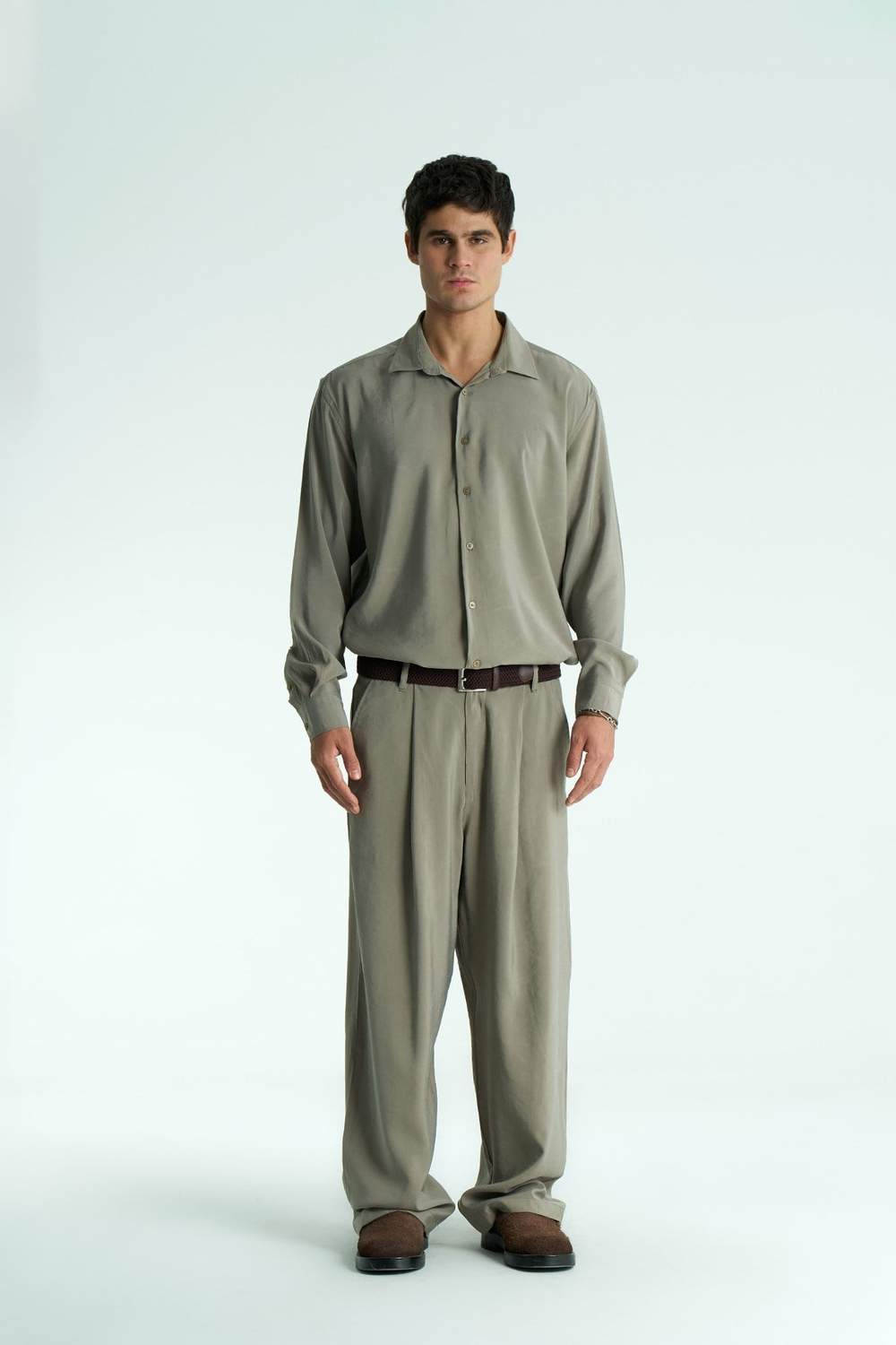 Serein Relaxed Fit Erkek Pantolon Haki