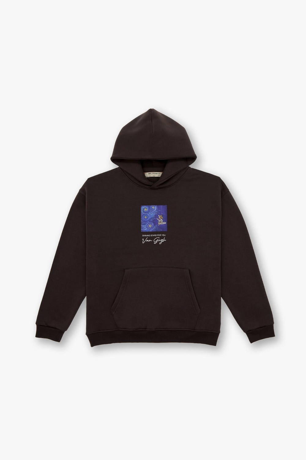 Shining Stars Oversized Sweatshirt Brown