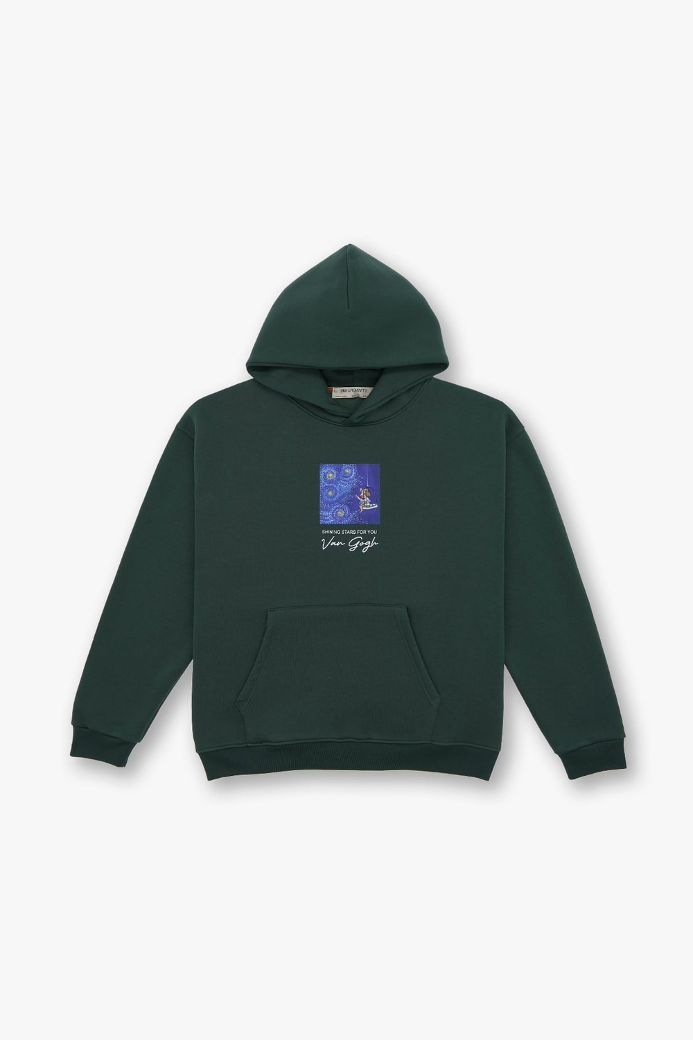 Shining Stars Oversize Sweatshirt Kadın Yeşil