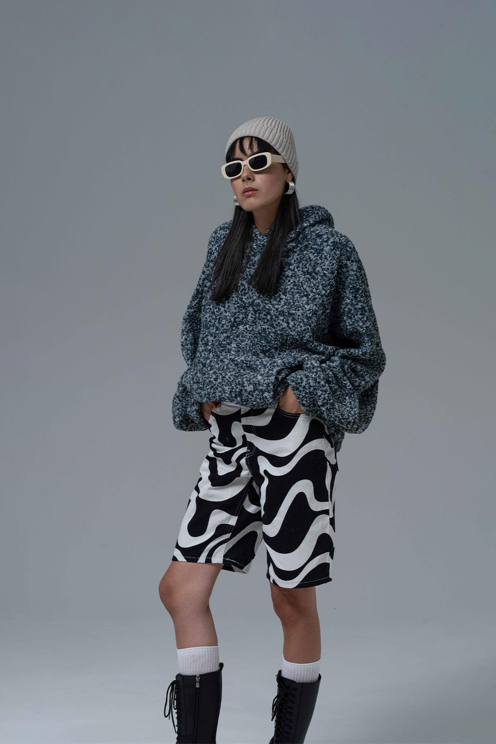 Soft Haven Oversized Welsoft Sweatshirt Black