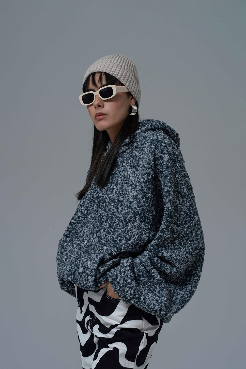 Soft Haven Oversized Welsoft Sweatshirt Black