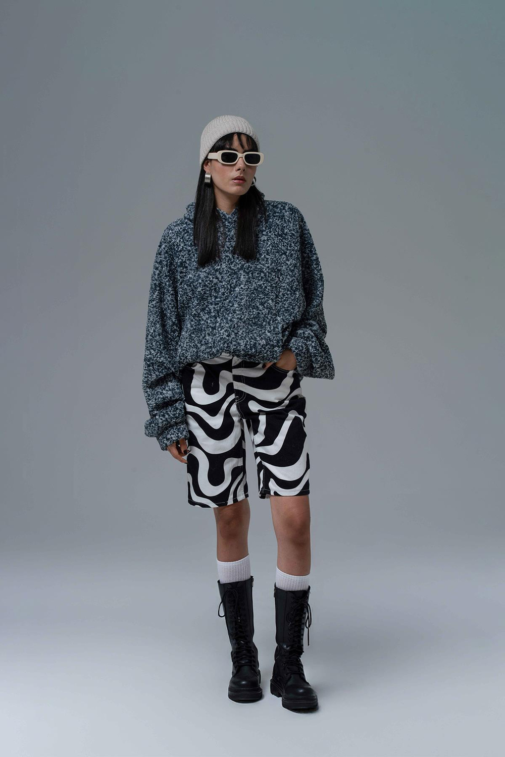 Soft Haven Oversized Welsoft Sweatshirt Black