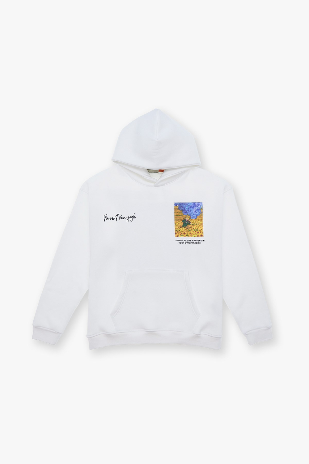 Starry Flow Oversize Sweatshirt Erkek Ekru