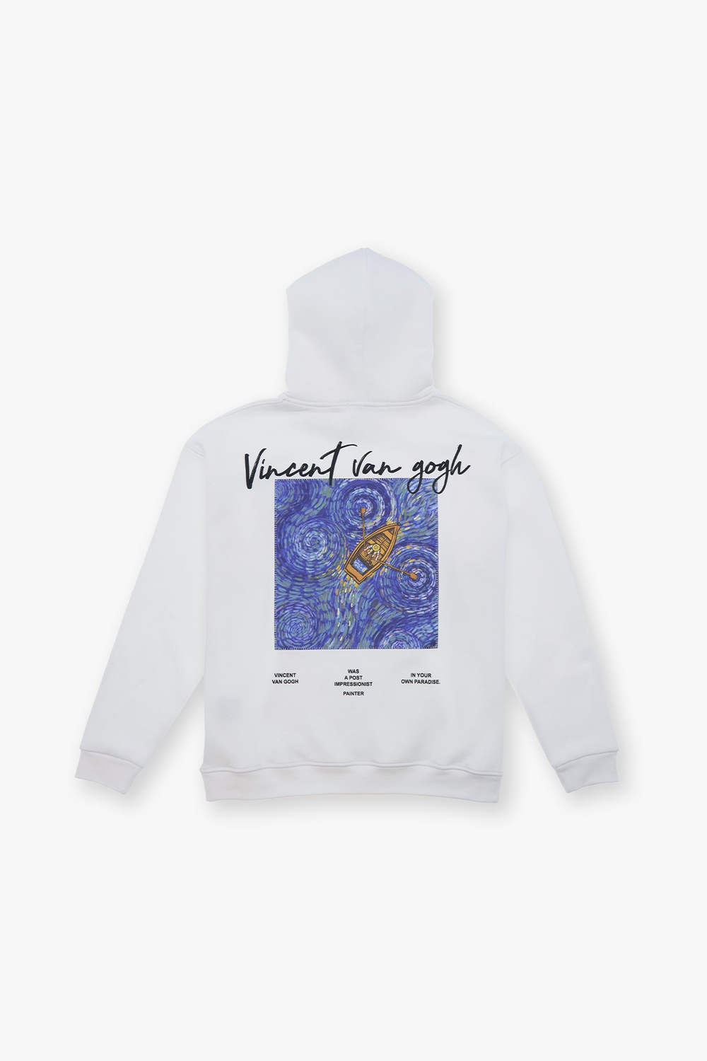 Starry Flow Oversize Sweatshirt Erkek Ekru