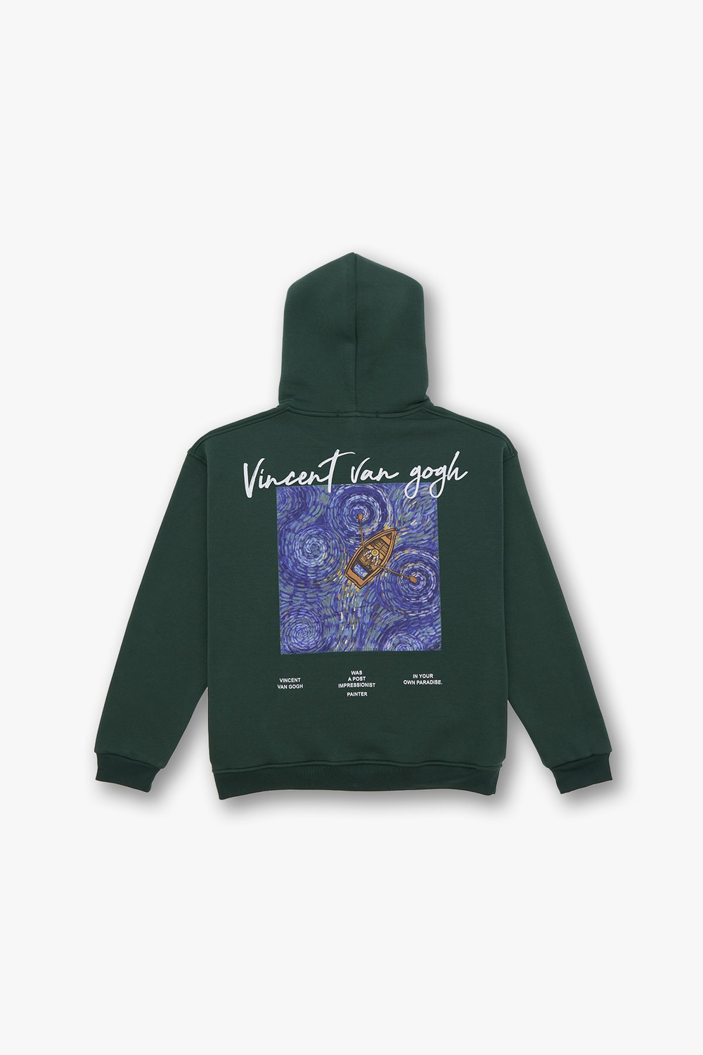 Starry Flow Oversize Sweatshirt Erkek Yeşil