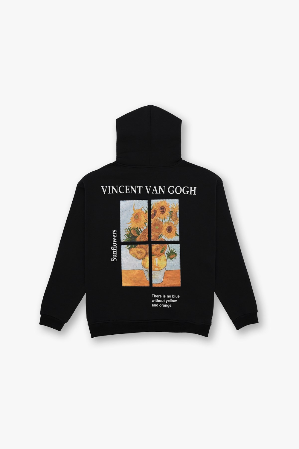 Sunflowers Vincent Van Gogh Edition Oversized Sweatshirt Black