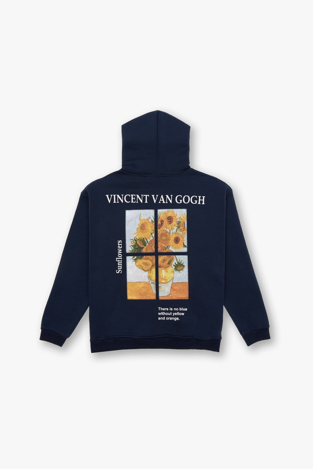 Sunflowers Vincent van Gogh Edition Oversize Sweatshirt Erkek İndigo