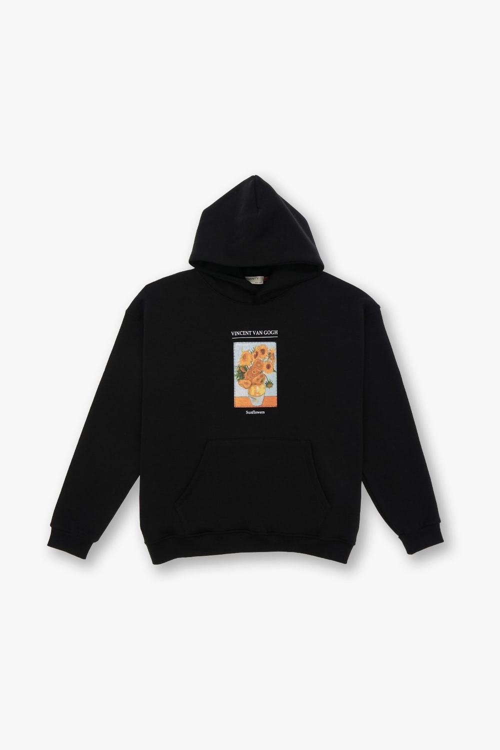 Sunflowers Vincent Van Gogh Edition Oversized Sweatshirt Black
