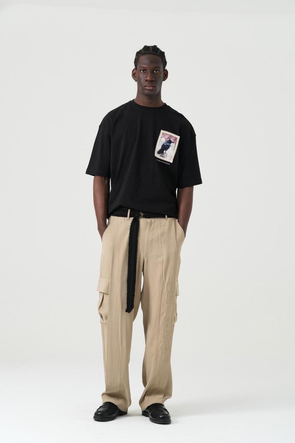 Surreal Cargo Oversize Erkek Pantolon Bej
