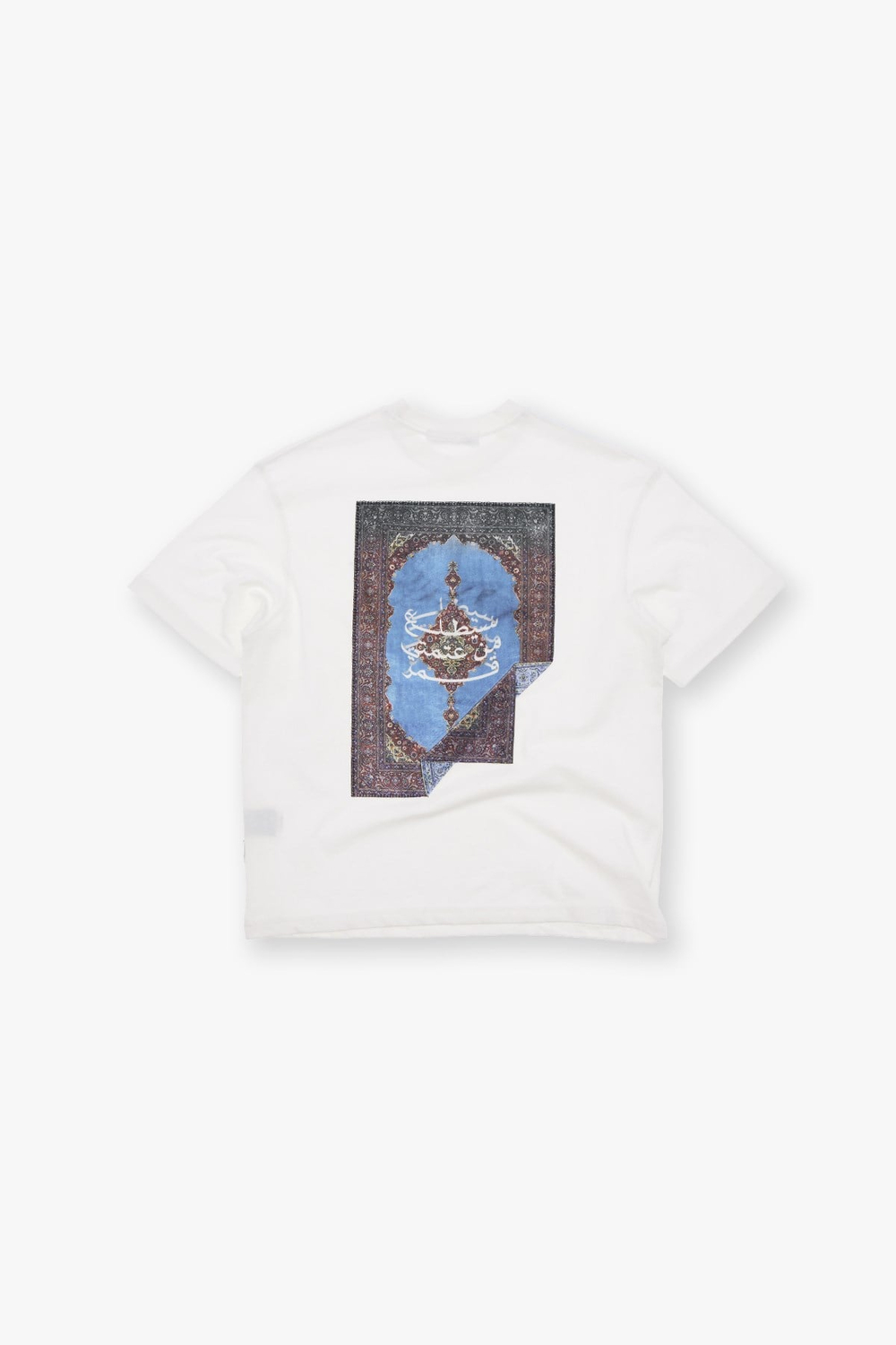 Tapestry Frame Oversized T-Shirt Off White