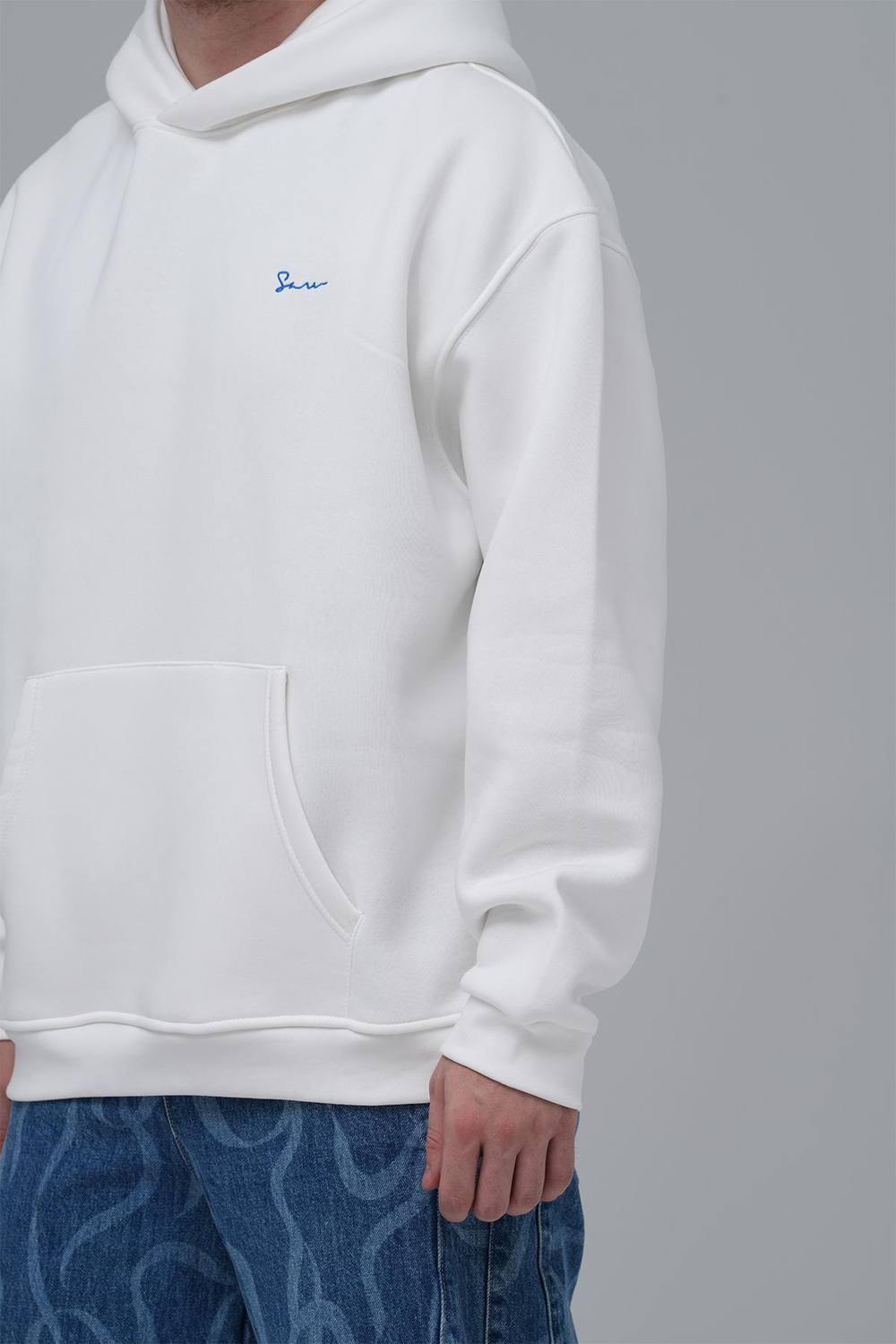 The Story Of Layers Oversized Sweatshirt Off White