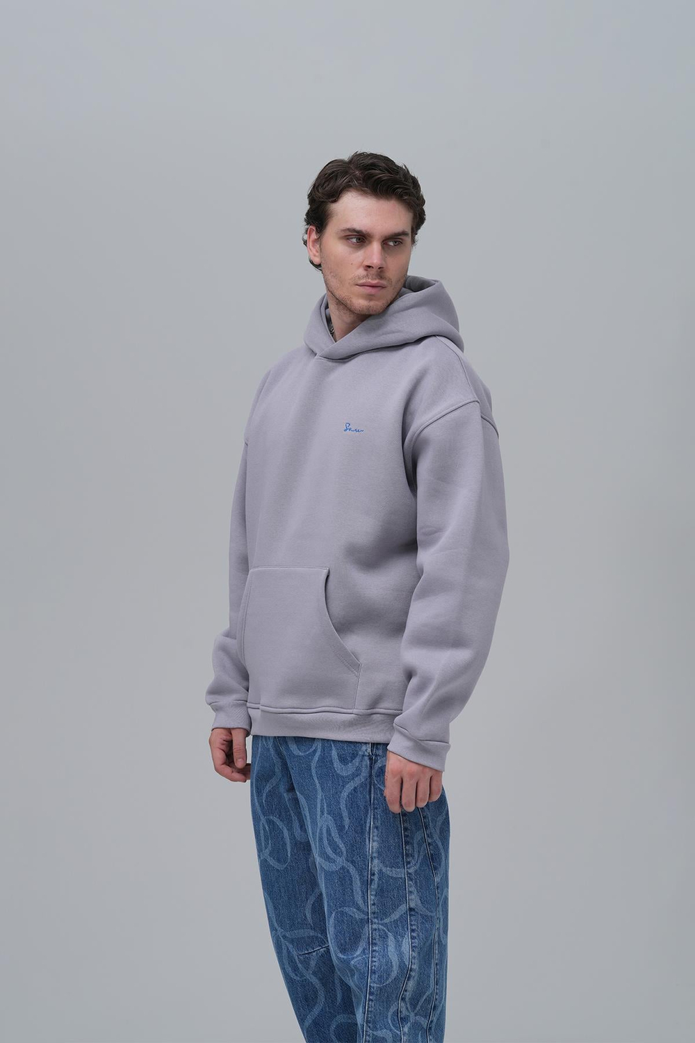 The Story Of Layers Oversized Sweatshirt Charcoal