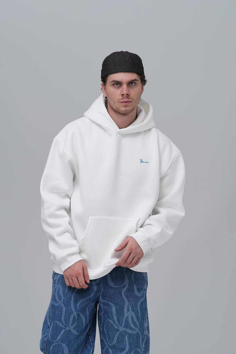 The Story Of Layers Oversized Sweatshirt Off White