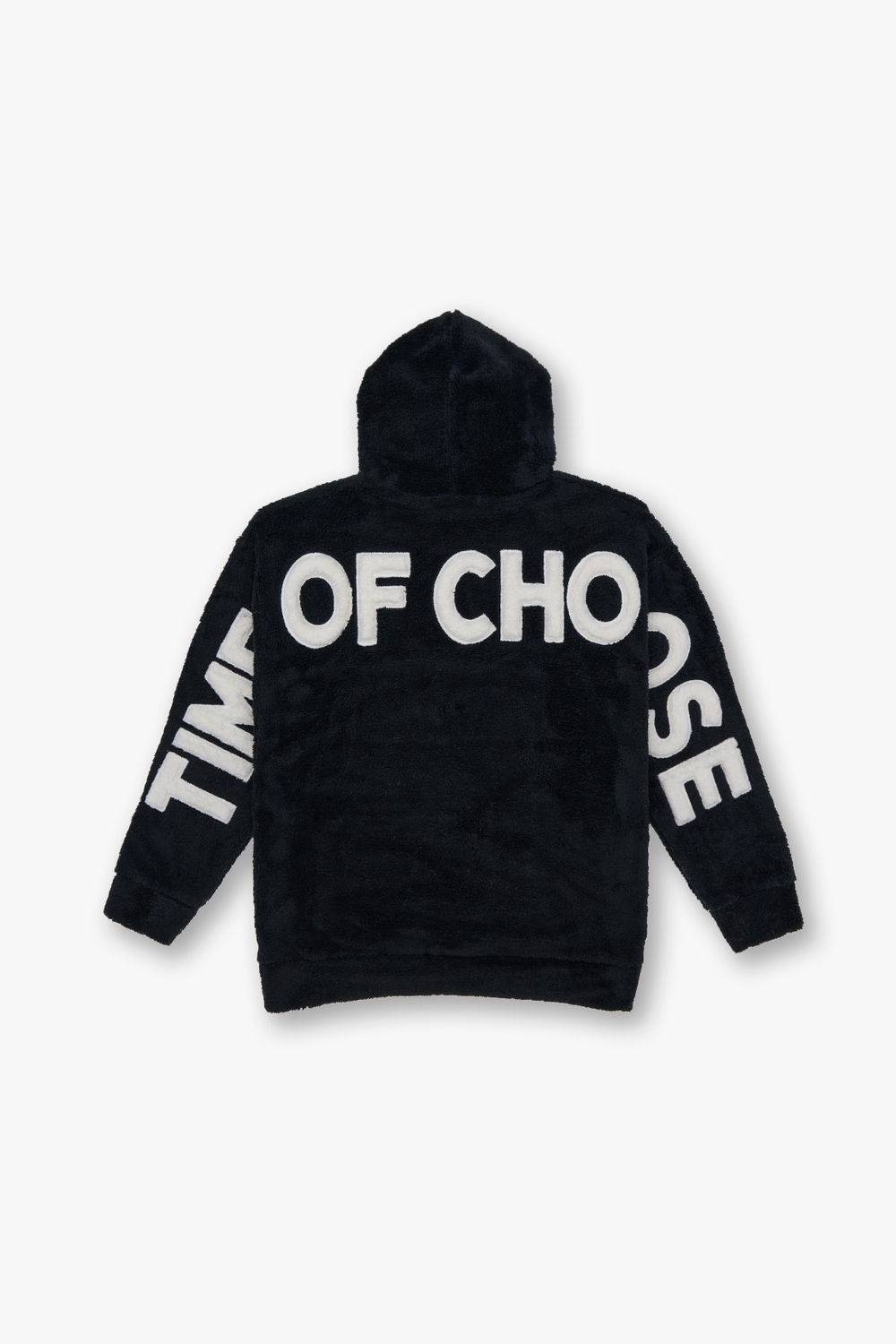 Time Of Choose Oversize Welsoft Sweatshirt Kadın Siyah