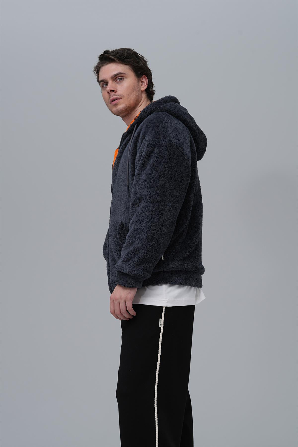 Timeless Legend Oversize Sweatshirt Erkek Füme