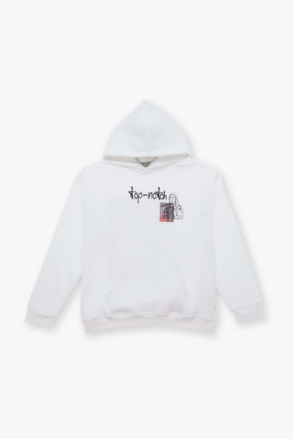 Top-Notch Oversized Sweatshirt Off White