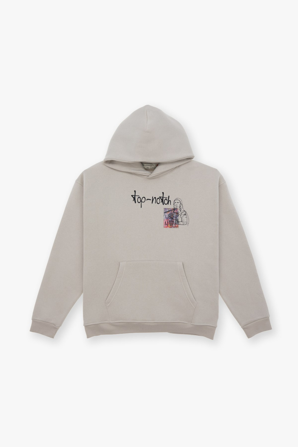 Top-Notch Oversize Sweatshirt Kadın Stone