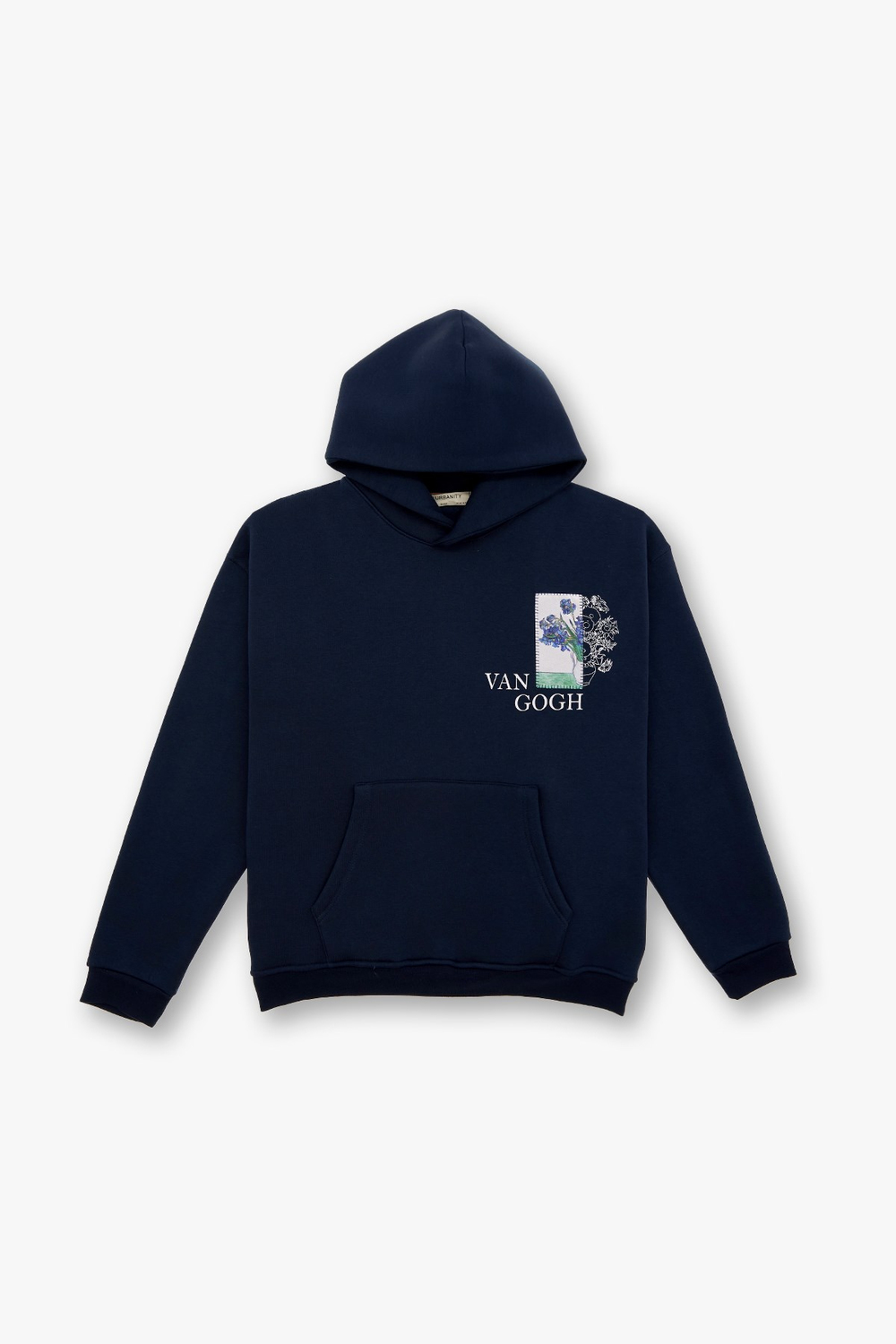 Van Gogh Irises Oversized Sweatshirt Indigo