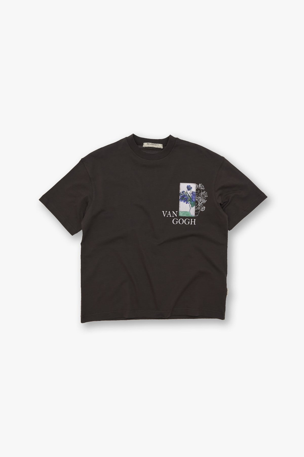 Van Gogh Irises Oversized T-Shirt Brown