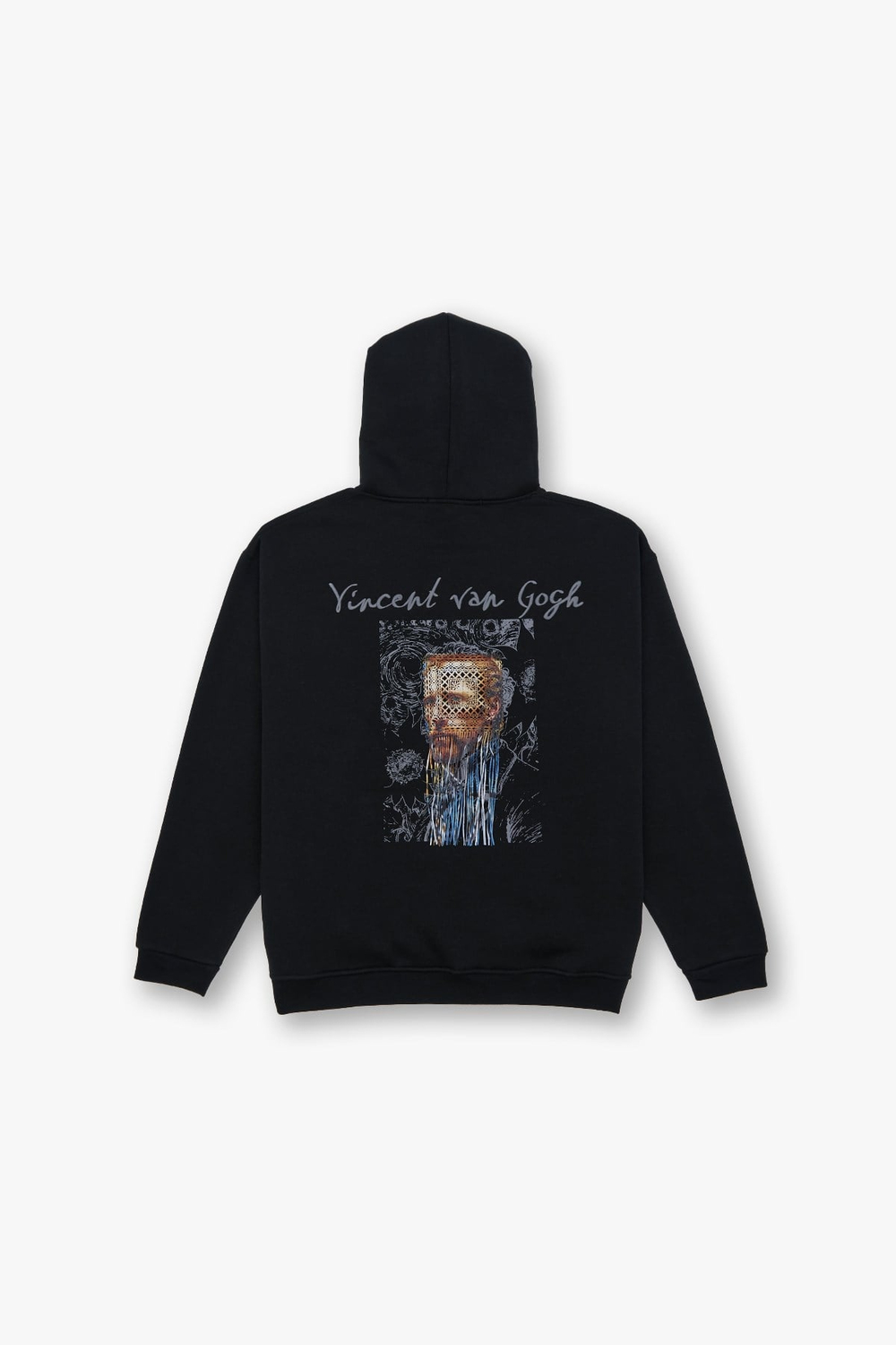 Van Gogh Threads Oversized Sweatshirt Black