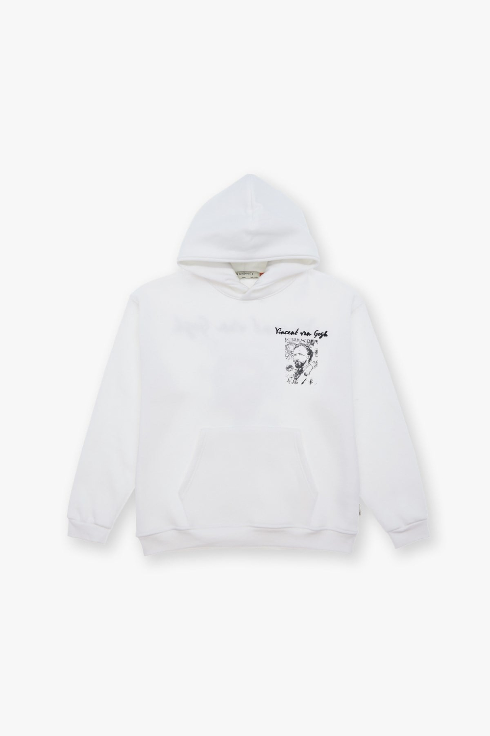 Van Gogh Threads Oversize Sweatshirt Kadın Ekru