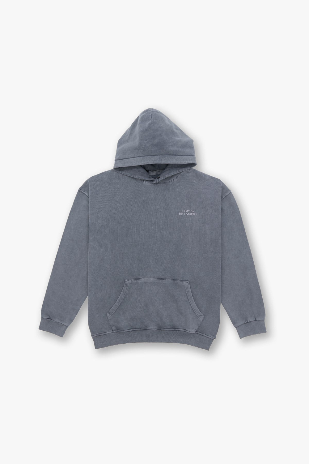 Washed Peace Oversized Sweatshirt Charcoal