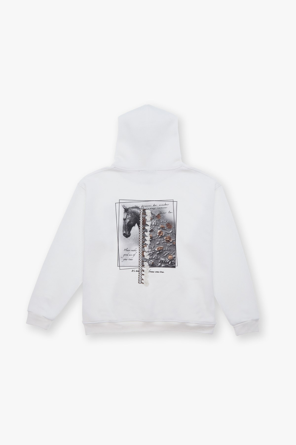 Wild Spirit Oversize Sweatshirt Erkek Ekru
